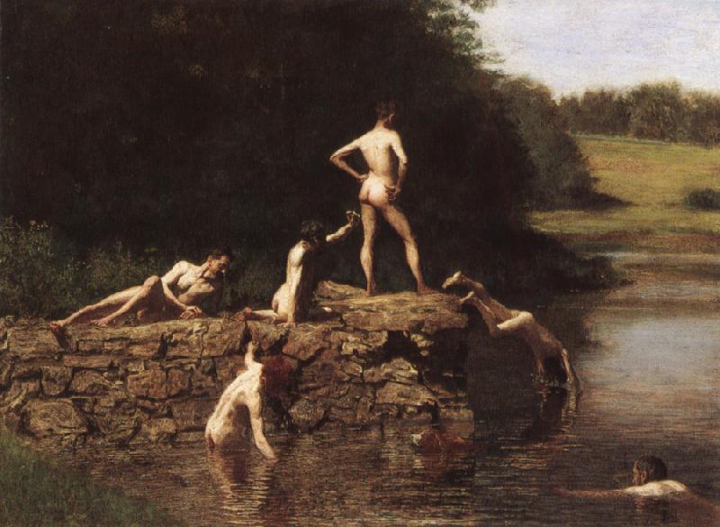 Thomas Eakins Swimming Germany oil painting art
